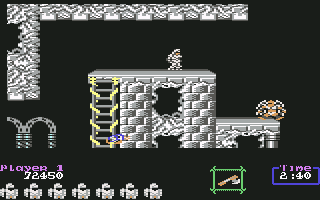 Ghouls 'N Ghosts (Commodore 64) screenshot: Stage 5