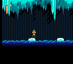 Star Wars: The Empire Strikes Back (NES) screenshot: Most hated jumping moment