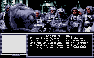 La Aventura Espacial (Atari ST) screenshot: Start