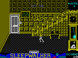 Sleepwalker (ZX Spectrum) screenshot: Stairs