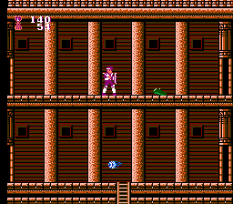 Chester Field: Ankoku Shin e no Chōsen (NES) screenshot: Green blob