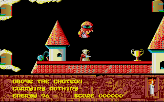 Sorcery+ (Atari ST) screenshot: Another starting position