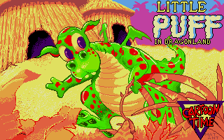 Little Puff in Dragonland (Atari ST) screenshot: Title picture