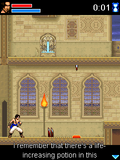 Prince of Persia: The Sands of Time (J2ME) screenshot: Level 3