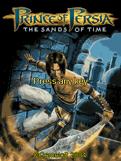 Prince of Persia: The Sands of Time (J2ME) screenshot: Title screen