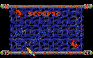Wicked (Atari ST) screenshot: Level map arcade mode