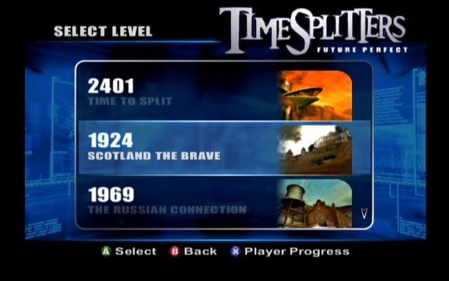 TimeSplitters: Future Perfect (Xbox) screenshot: The time portal in Time Splitters 2 is sadly missing in Future Perfect