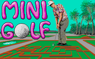 Hole-In-One Miniature Golf (Atari ST) screenshot: Loading screen (EU)