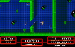 Oxxonian (Atari ST) screenshot: Found a powerful extra weapon