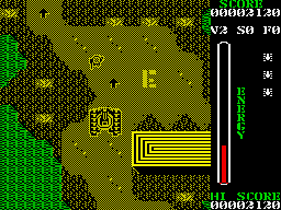 Tank (ZX Spectrum) screenshot: See you arrow?