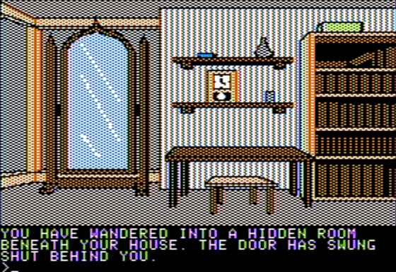 Dark Lord (Apple II) screenshot: Under Your Basement