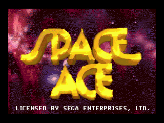 Space Ace (SEGA CD) screenshot: Title