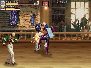 Beats of Rage (DOS) screenshot: Painful kick in cojones