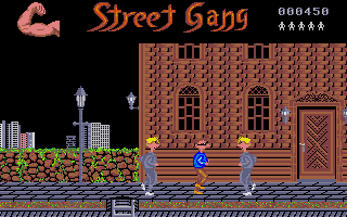 Street Gang (Atari ST) screenshot: Even more joggers