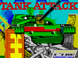 Tank Attack (ZX Spectrum) screenshot: Title screen