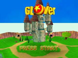 Glover (Nintendo 64) screenshot: Title screen