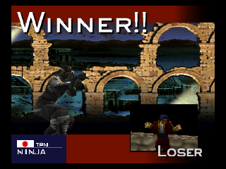 Fighters Destiny (Nintendo 64) screenshot: Winner!