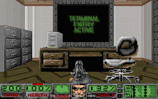 HacX (DOS) screenshot: You're about to enter cyberspace.
