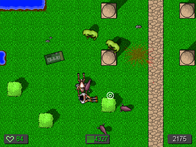 Serious Sam: The Greek Encounter (Windows) screenshot: The rocket launcher makes short work of most enemies