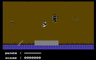 The Vikings (Commodore 64) screenshot: Let's get some treasure.