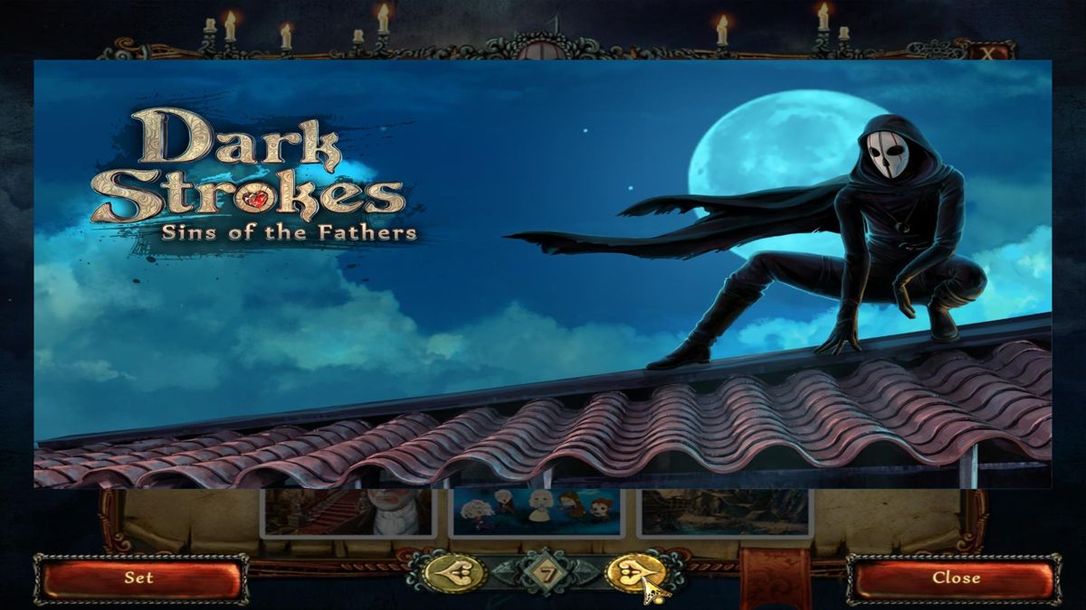 Dark Strokes: Sins of the Fathers (Collector's Edition) (Windows) screenshot: Bonus extras - Wallpapers