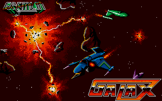 3D Galax (Atari ST) screenshot: Loading screen graphics
