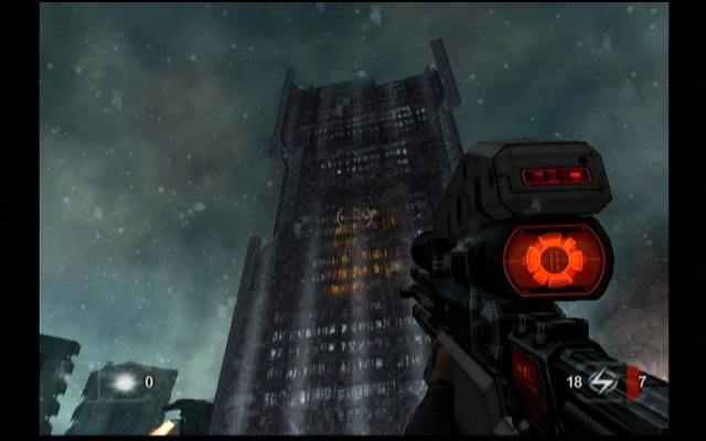 TimeSplitters: Future Perfect (Xbox) screenshot: The snow effects are really quite good