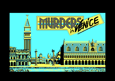 Murders in Venice (Amstrad CPC) screenshot: Loading screen