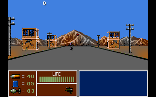 Operation Thunderbolt (Atari ST) screenshot: Finally ready to fire!