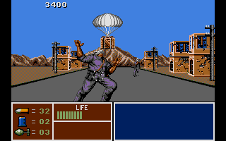 Operation Thunderbolt (Atari ST) screenshot: Keep them far, keep them far, keep them far away
