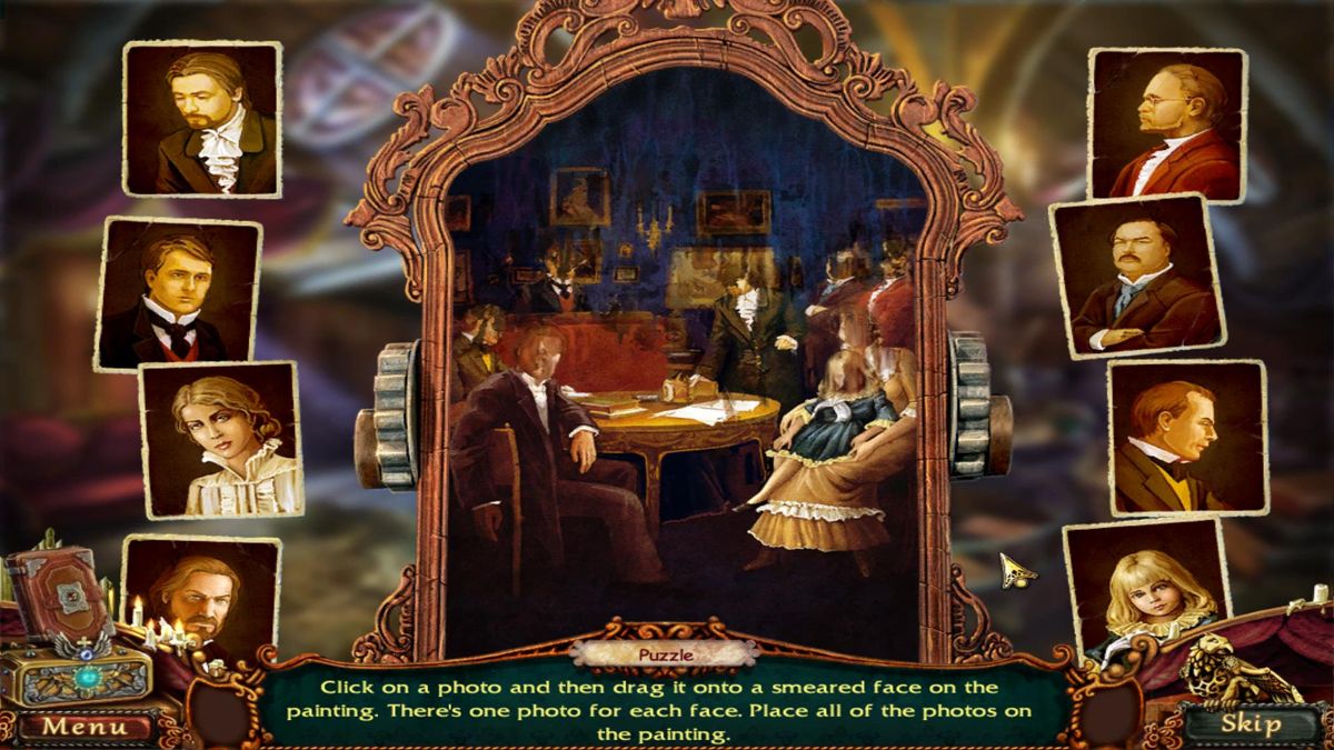 Dark Strokes: Sins of the Fathers (Collector's Edition) (Windows) screenshot: Bonus chapter - Picture puzzle
