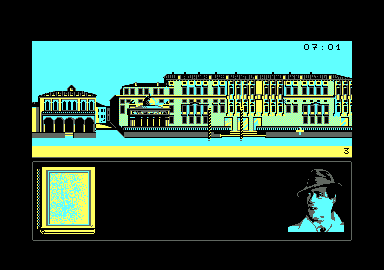 Murders in Venice (Amstrad CPC) screenshot: Another building