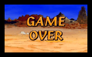 Cadillacs and Dinosaurs: The Second Cataclysm (DOS) screenshot: Game Over