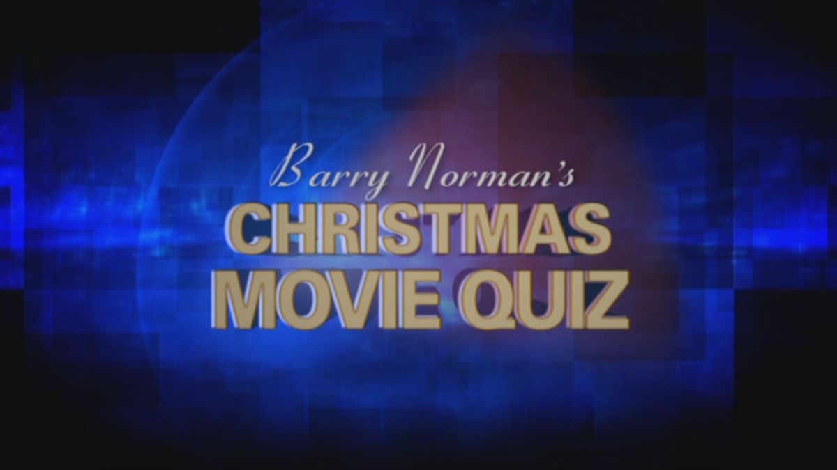 Barry Norman's Christmas Movie Quiz (DVD Player) screenshot: The title screen