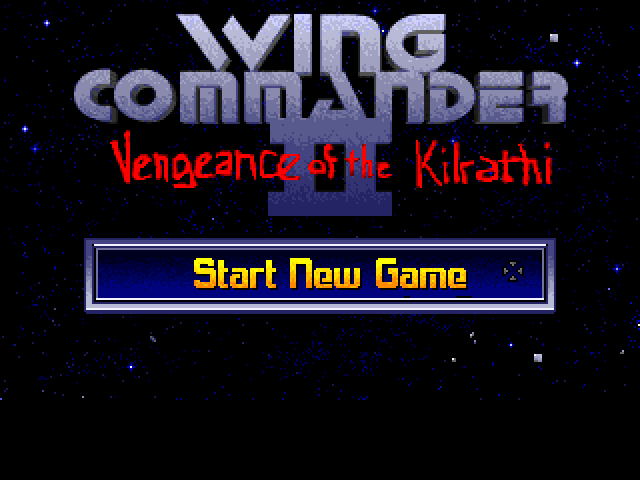 Wing Commander 1+2 (Windows) screenshot: WC2 - Main title.