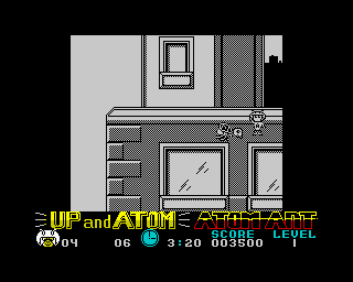 Atom Ant (ZX Spectrum) screenshot: Get away wasp! Arrggh!