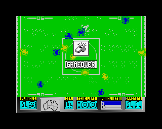 Australian Rules Football (ZX Spectrum) screenshot: It’s all over, the Koalas win!