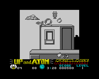 Atom Ant (ZX Spectrum) screenshot: This is the atomiser where you put your bombs