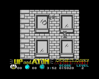 Atom Ant (ZX Spectrum) screenshot: Here is our hero in the midst of stage 2