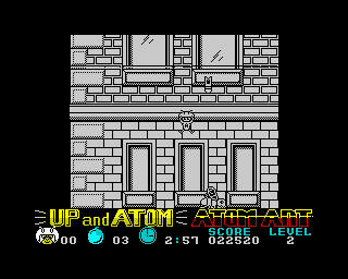 Atom Ant (ZX Spectrum) screenshot: Yikes this could be harmful! Must avoid!