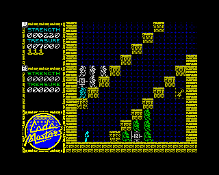 Ninja Massacre (ZX Spectrum) screenshot: Robin Hood, Robin Hood, riding through the glen!