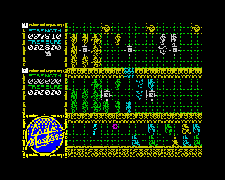 Ninja Massacre (ZX Spectrum) screenshot: ATTACK!