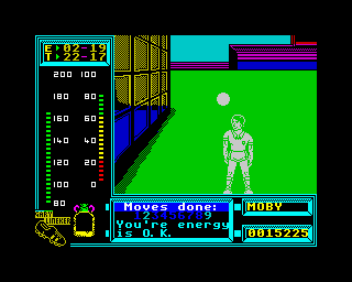 Gary Linekers Superskills (ZX Spectrum) screenshot: And here just happens to be a shoulder