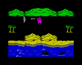 Screenshot of Treasure Island (ZX Spectrum, 1984) - MobyGames