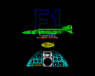 F1 Tornado (ZX Spectrum) screenshot: Title screen