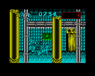 International Ninja Rabbits (ZX Spectrum) screenshot: TIMBER!