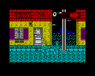 International Ninja Rabbits (ZX Spectrum) screenshot: This is level 3, bad street dudes await you