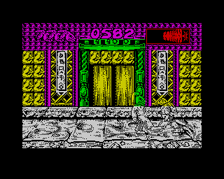 International Ninja Rabbits (ZX Spectrum) screenshot: Haha I step on your toe!