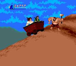 Cutthroat Island (Genesis) screenshot: You can hit the guys, but beware of dead ends