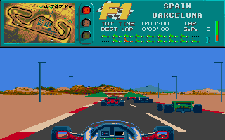 Formula One (Atari ST) screenshot: Race start